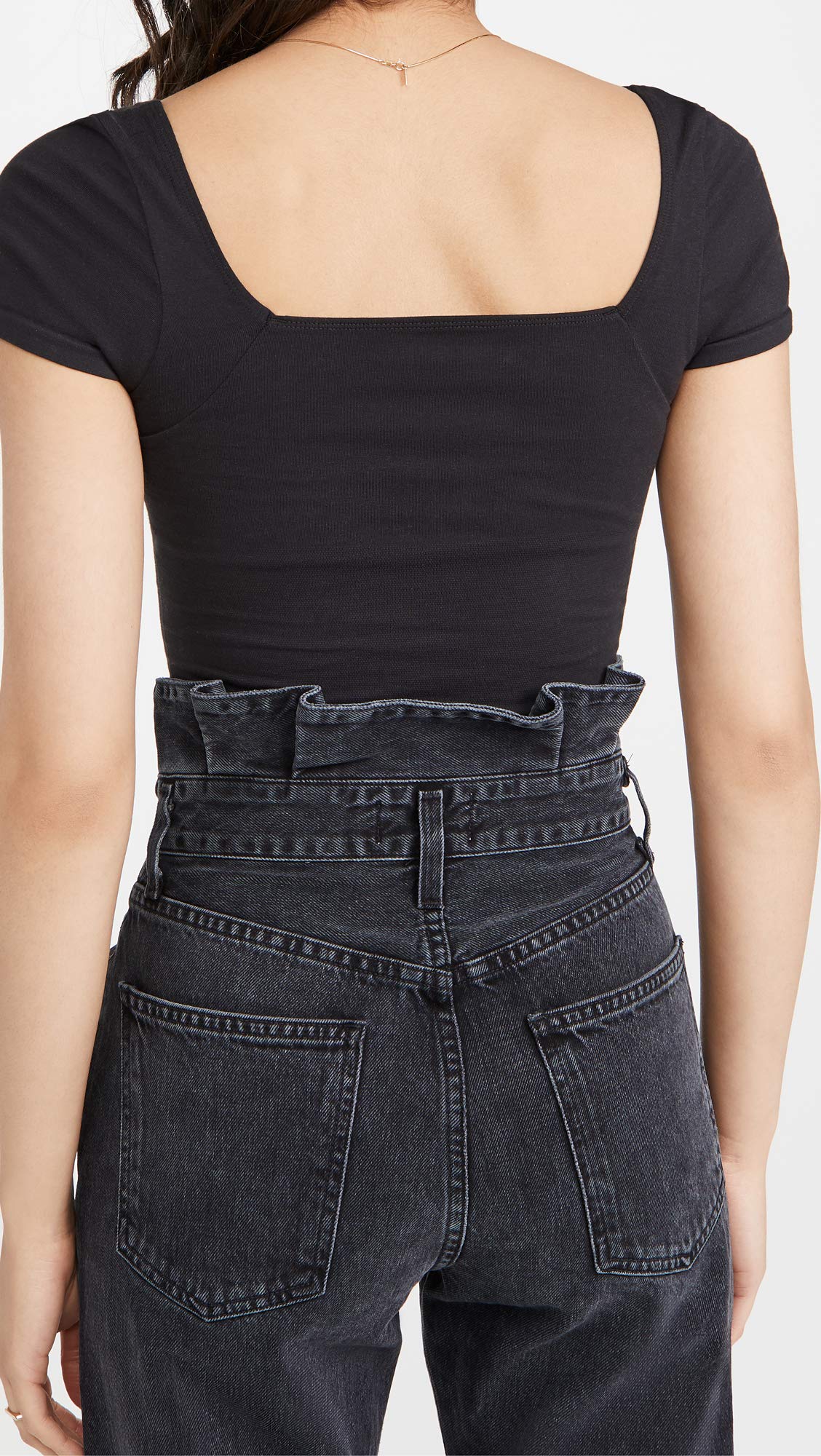 Yummie Women's Anette Square Neck Shaping Bodysuit - Image 3