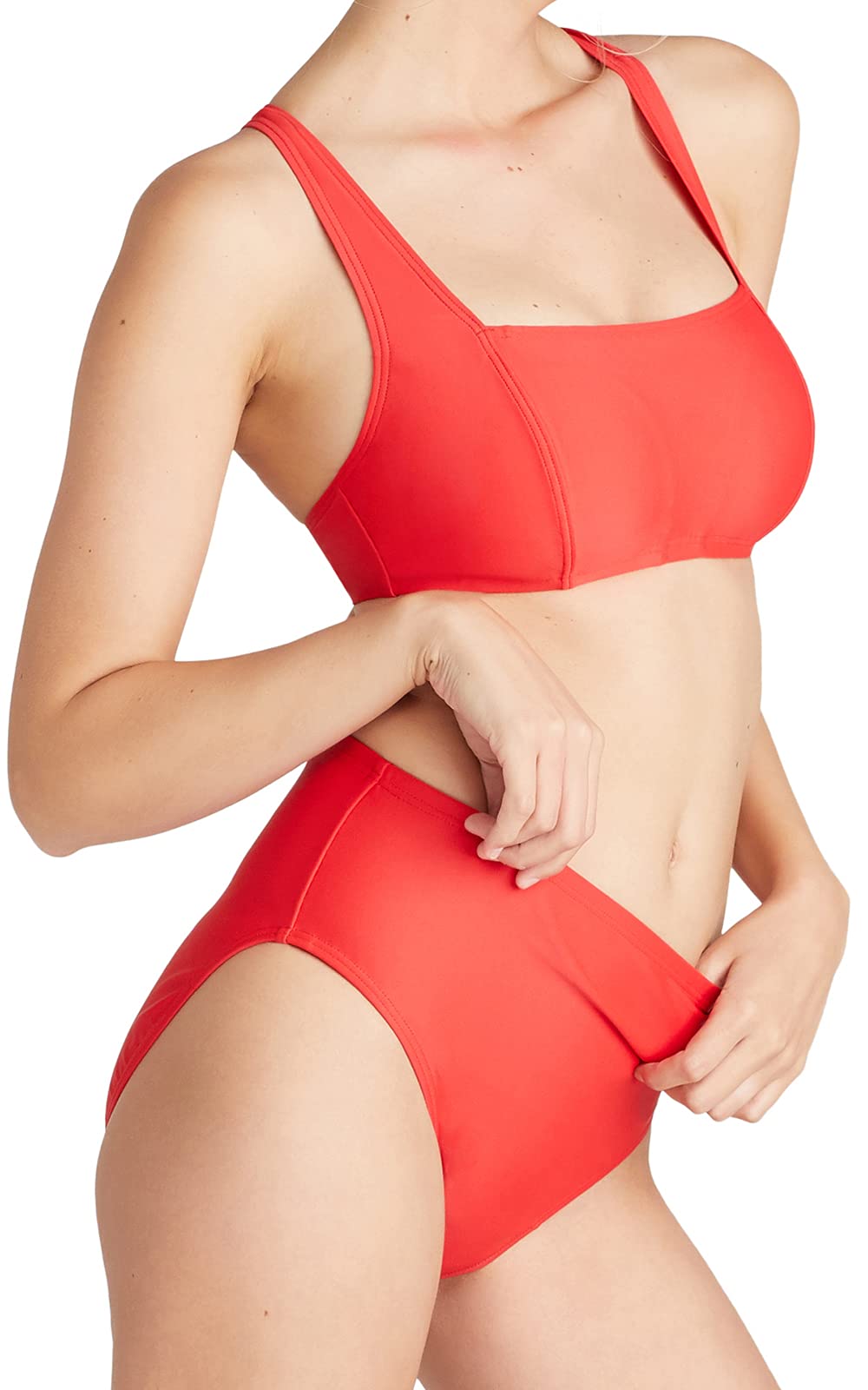 Yummie Women's Gaia High Waist Swimsuit Bikini Bottom - Image 3