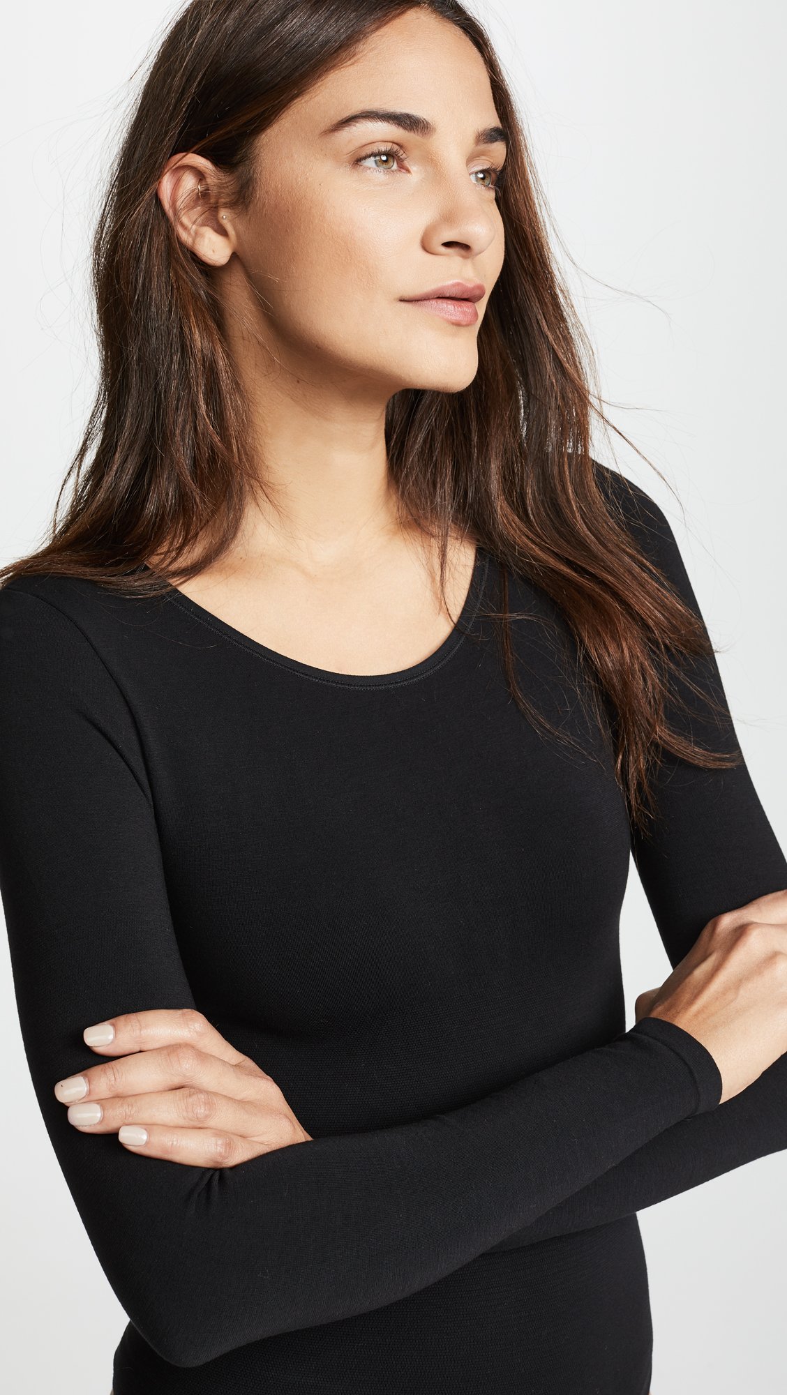 Yummie Women's Long Sleeve Seamless Shaping Thong Bodysuit - Image 5