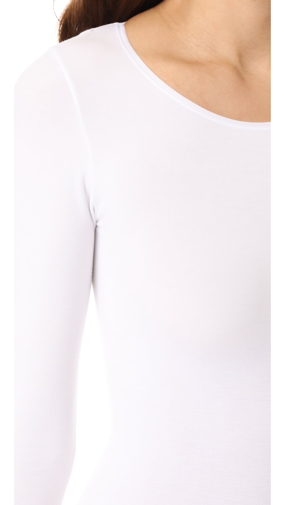 Yummie Women's Long Sleeve Seamless Shaping Thong Bodysuit - Image 4