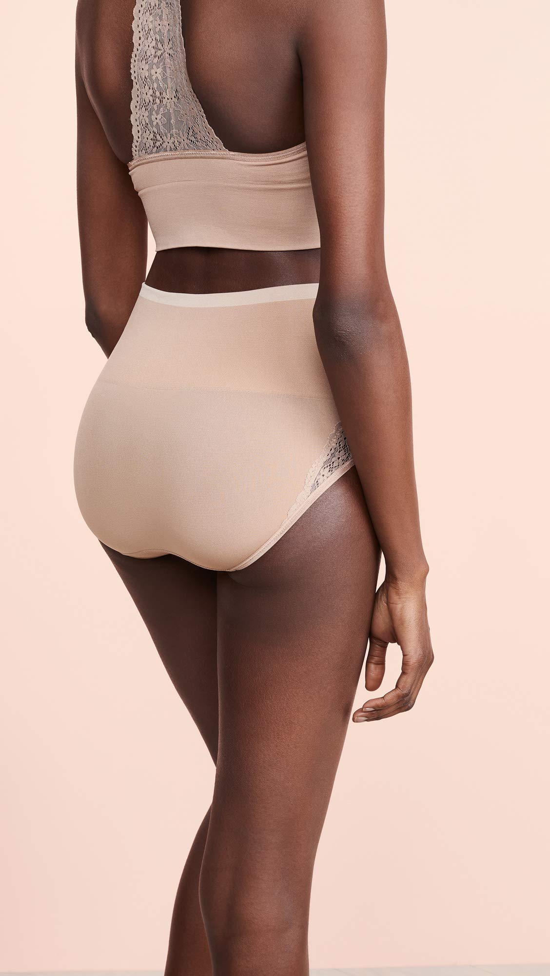 Yummie womens Ultralight Seamless Lace Insert Shapewear Brief - Image 3