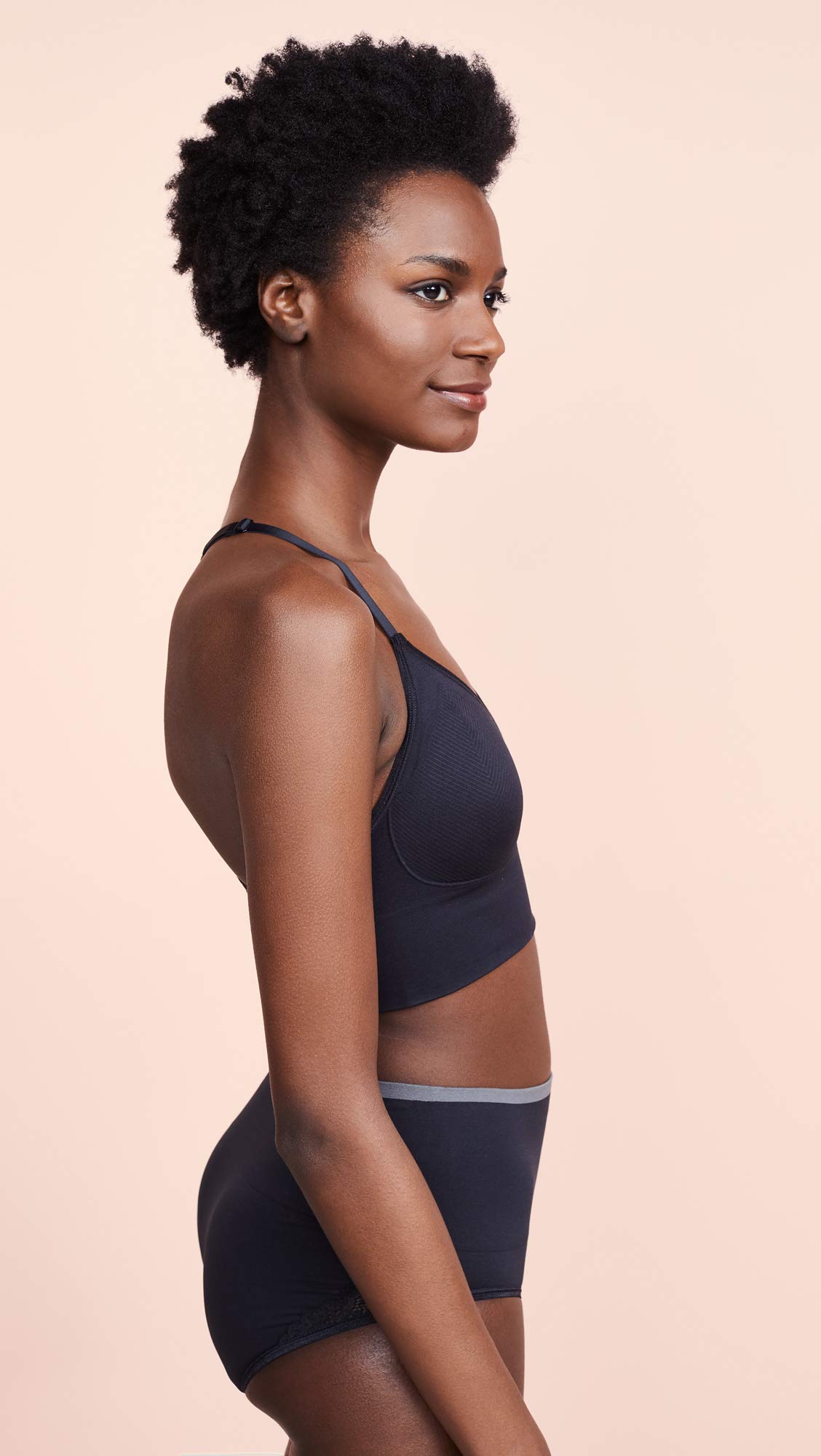 Yummie Womens Ultralight Seamless Wire Free Lace Back Bra - Image 4